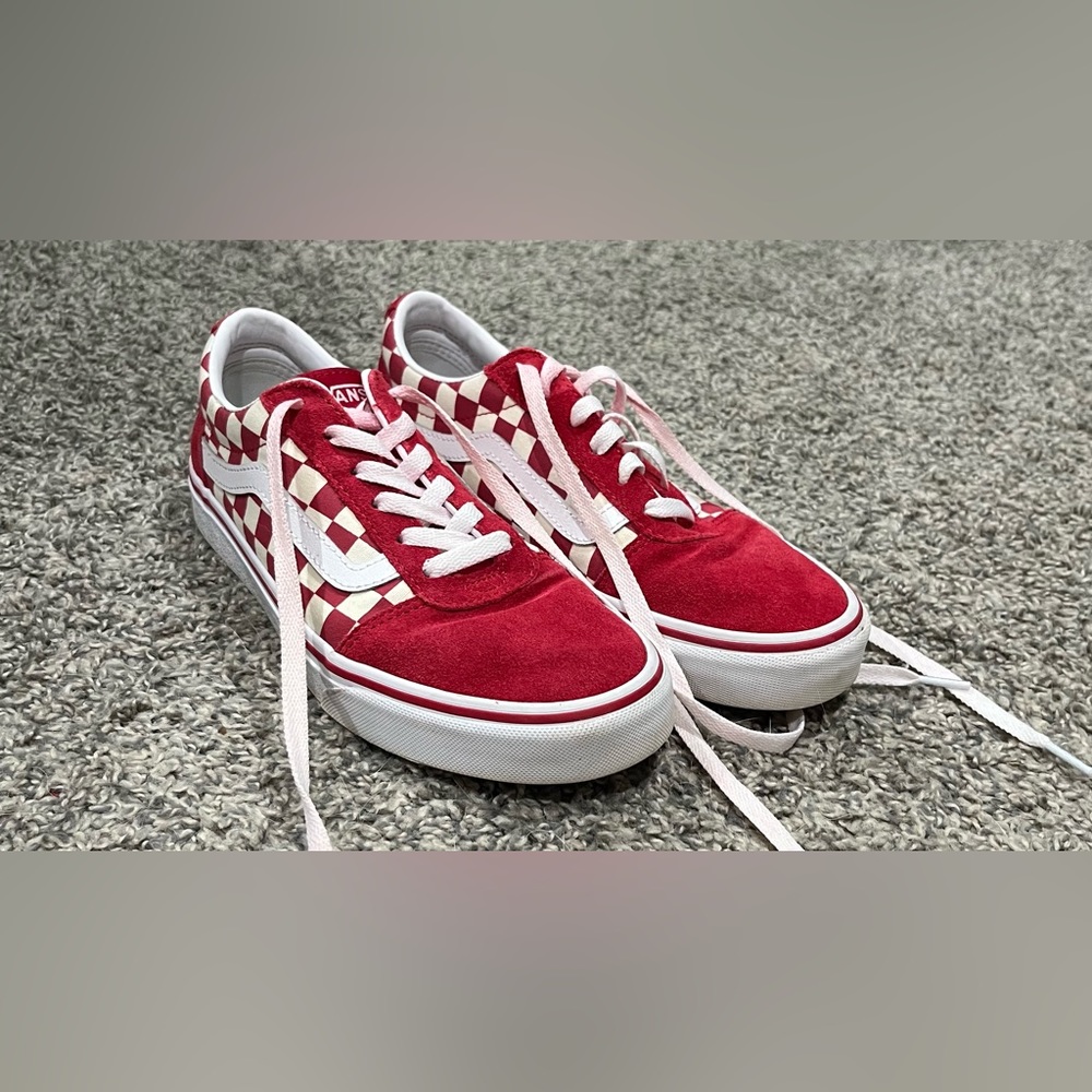 red checkered vans